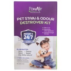 PowAir Pet Stain &amp; Odour Destroyer Kit Packaging