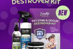 PowAir Pet Stain & Odour Destroyer Kit