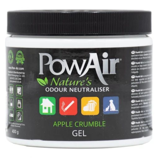 PowAir Natural Odour Neutraliser Gel 400g Apple Crumble