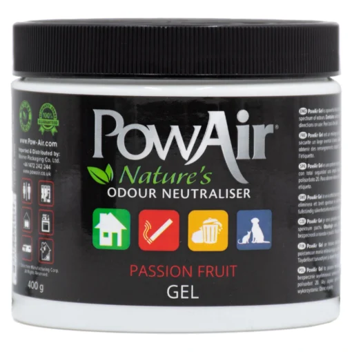 PowAir Natural Odour Neutraliser Gel 400g Passion Fruit