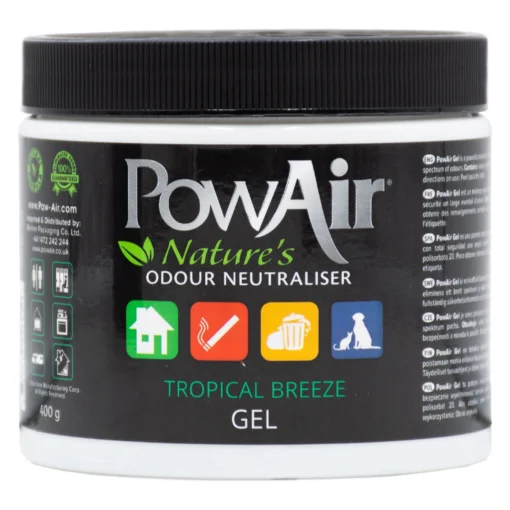 PowAir Natural Odour Neutraliser Gel 400g Tropical Breeze