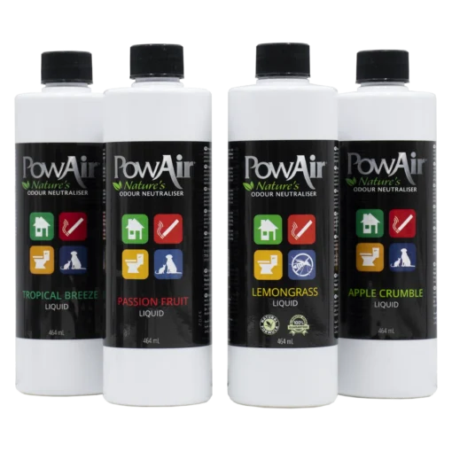 Use PowAir Liquid as a natural home fragrance for simple household odour elimination and pet smell removal