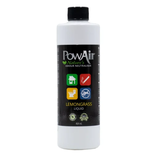PowAir Lemongrass mist diffuser liquid for effective pet smell removal at home