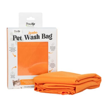 powair pet wash bag remove pet hair from clothes
