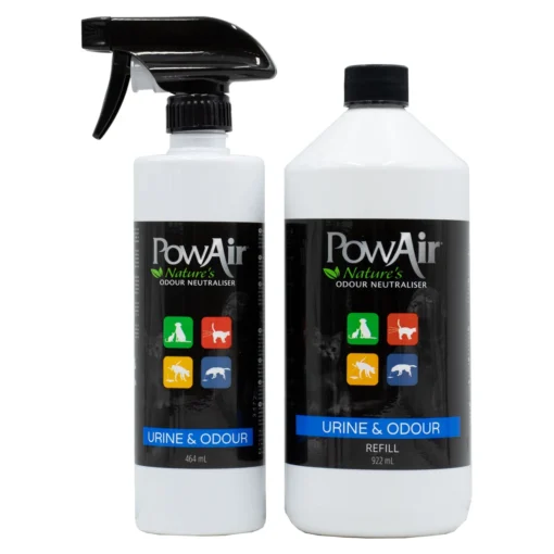 PowAir Urine & Odour removes pet stains and pet urine smells such as cat and dog pee smells