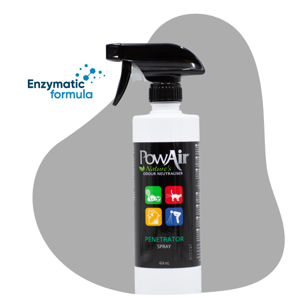 PowAir Penetrator is a mould eliminator spray working to remove musty smells and unwanted motorhome odours