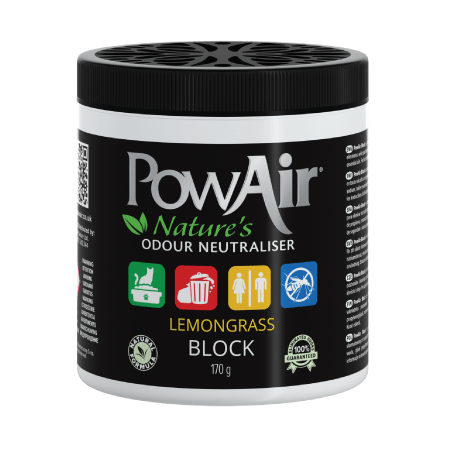 PowAir Odour Removal Blocks are a gym bag essential for eliminating odours in small spaces