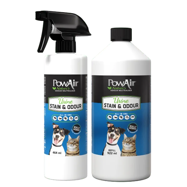 Urine-Stain-Odour PowAir Urine & Odour Spray & Refill